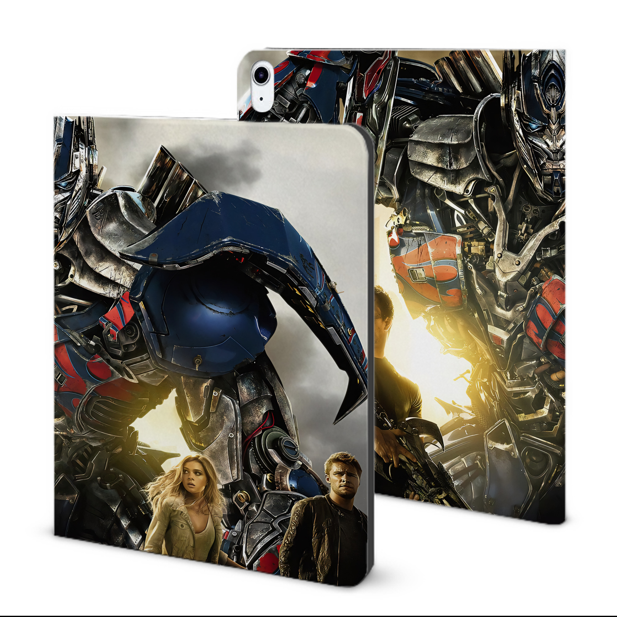 （画像用） Transformers トランスフォーマー IPad ケース ブック型 PUレザー TPU 耐衝撃 軽量 薄型 ペン収納なし 全面保護 IPad 各モデル対応